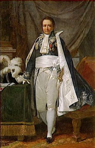 Baron Jean-Baptiste Regnault Portrait of Jean-Pierre Bachasson, comte de Montalivet Sweden oil painting art